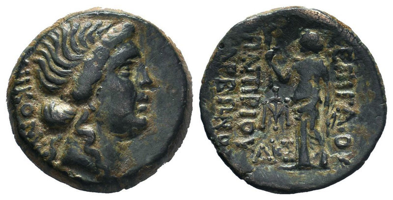 Kings of Bithynia, Prusias II (182-149 BC). AE Bronze

Condition: Very Fine

Wei...