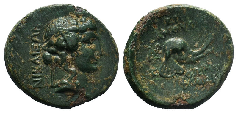 BITHYNIA. Nicaea. Augustus (27 BC-AD 14). Thorius Flaccus, pcorconsul.

Conditio...