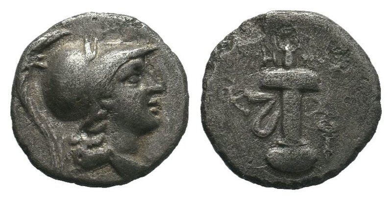Caria, Kaunos, c. 166-150 BC. AR Hemidrachm 

Condition: Very Fine

Weight: 0.95...