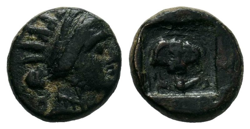 Caria. Rhodos 188-84 BC.

Condition: Very Fine

Weight: 1.50gr
Diameter: 11.21mm...