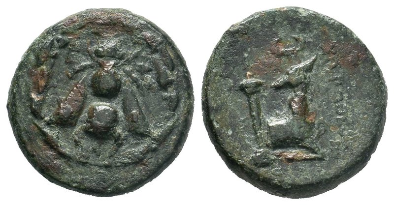 Ionia. Ephesos 450-400 BC. Bronze Æ

Condition: Very Fine

Weight: 6.28gr
Diamet...