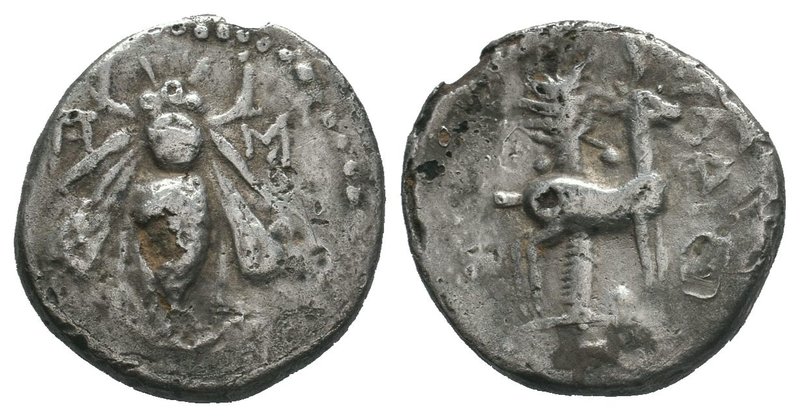 Ephesos, Ionia, AR drachm. 202-150 BC.

Condition: Very Fine

Weight: 3.44gr
Dia...