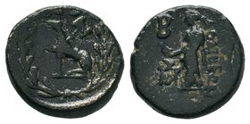 PHRYGIA. Laodicea ad Lycum. Pseudo-autonomous. Time of Tiberius? (14-37). Ae.

Condition: Very Fine

Weight: 3.35gr
Diameter: 13.97mm

From a Private ...