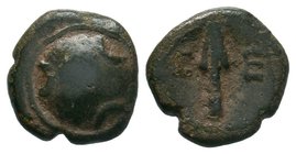 TROAS. Lamponeia. Ae (4th century BC).

Condition: Very Fine

Weight: 2.17gr
Diameter: 13.14mm

From a Private UK Collection.