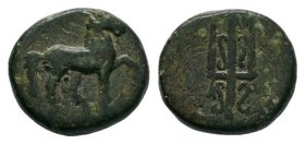 CARIA. Mylasa. Ae (Circa 210-30 BC).

Condition: Very Fine

Weight: 1.49gr
Diameter: 10.22mm

From a Private Dutch Collection.
