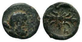 Psidia. AE 12. 200-100 a.C. Selge. 

Condition: Very Fine

Weight: 2.58gr
Diameter: 12.96mm

From a Private Dutch Collection.