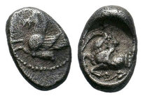 Cilicia. Kelenderis 410-375 BC.Obol AR

Condition: Very Fine

Weight: 0.86gr
Diameter: 5.39mm

From a Private UK Collection.