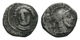 Cilicia, Tarsos AR Obol. Time of Pharnabazos and Datames, circa 384-361 BC.

Condition: Very Fine

Weight: 0.58gr
Diameter: 6mm

From a Private UK Col...