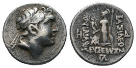 Kings of Cappadocia, Ariarathes IV (220-163), Drachm,

Condition: Very Fine

Weight: 4.08gr
Diameter: 15.96mm

From a Private German Collection.