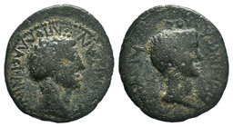 AEOLIS. Temnus. Gaius Asinius Gallus (Proconsul of Asia, 6-5 BC). Ae. Apollas, son of Phainios, 

Condition: Very Fine

Weight: 2.97gr
Diameter: 19.89...