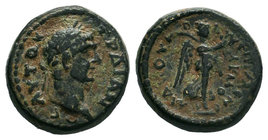 PHRYGIA. Akmoneia. Trajan (98-117). Ae. Menemachos, magistrate.

Condition: Very Fine

Weight: 3.03gr
Diameter: 14.70mm

From a Private UK Collection.