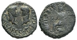 LYCAONIA. Laodicea Catacecaumene (as Claudiolaodicea Combusta). Titus and Domitian, (Caesares, 69-79 and 69-81, respectively). Ae.

Condition: Very Fi...