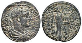 Lydia - Volusian, Son of Trebonianus Gallus. 251-253 AD. AE , Maeonia. RARE!

Condition: Very Fine

Weight: 8.15gr
Diameter: 28.44mm

From a Private U...