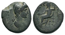 PHRYGIA. Eumeneia. Agrippina II (Augusta, 50-59). Ae. Bassa Cleonus,

Condition: Very Fine

Weight: 3.54gr
Diameter: 16.16mm

From a Private UK Collec...