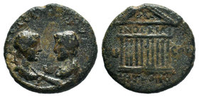 CILICIA. Tarsus. Commodus and Annius Verus (Caesares, 166-169/70 and 166-177). Ae. 

Condition: Very Fine

Weight: 3.41gr
Diameter: 17.89mm

From a Pr...