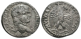 Caracalla (198-217 AD). AR Tetradrachm (27 mm, 13.42 g), Antiochia, Syria.

Condition: Very Fine

Weight: 12.51gr
Diameter: 24.92mm

From a Private Du...