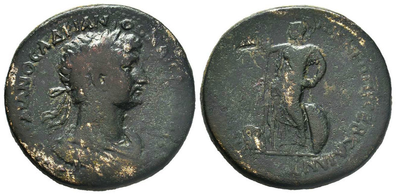 Trajan Ae / Athena Standing Holding Spear, AD 103-111. 

Condition: Vey Fine

We...
