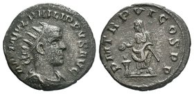 Philippus I 244-249 AD - Antoninianus of Antiochia,

Condition: Very Fine

Weight: 3.70gr
Diameter: 20.61mm

From a Private Dutch Collection.