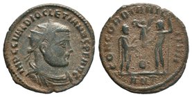 Diocletian. A.D. 284-305. AE silvered antoninianus, Antioch

Condition: Very Fine

Weight: 3.35gr
Diameter: 18.55mm

From a Private Dutch Collection.