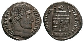 Constantine I. A.D. 307/10-337. AE , PROVIDEN-TIAE AVGG // SMANTA, camp-gate of 5 layers,

Condition: Very Fine

Weight: 3.33gr
Diameter: 16.87mm

Fro...