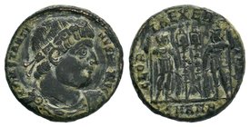 Constantine I. A.D. 307/10-337. AE ,GLOR-IA EXERC-ITVS, two soldiers standing, facing, heads turned towards each other

Condition: Very Fine

Weight: ...