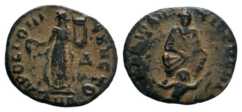 ANONYMOUS. Time of the Persecutions of Maximinus II. Circa 310-312 AD. Æ Quarter...