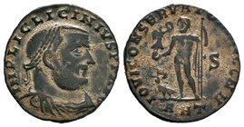Licinius I. A.D. 308-324. AE follis

Condition: Very Fine

Weight: 3.36gr
Diameter: 21mm

From a Private Dutch Collection.