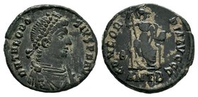 Theodosius I, 379-395. AE

Condition: Very Fine

Weight: 2.5gr
Diameter: 18.18mm

From a Private UK Collection.