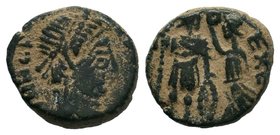 Vandals. Pseudo-Imperial coinage. Ca. 440-ca. 490. Æ nummus

Condition: Very Fine

Weight: 2.07gr
Diameter: 13.25mm

From a Private UK Collection.