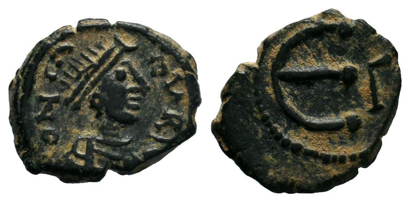 Maurice Tiberius (AD 582-602). Æ pentanummium

Condition: Very Fine

Weight: 1.5...