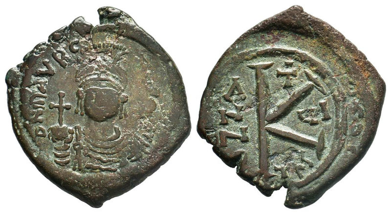 Maurice Tiberius (AD 582-602). Æ Follis, Nikomedia

Condition: Very Fine

Weight...