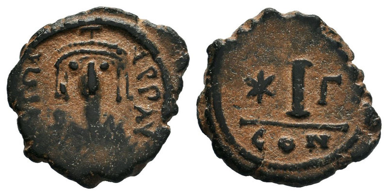 Maurice Tiberius (AD 582-602). Æ , Antioch

Condition: Very Fine

Weight: 2.86gr...
