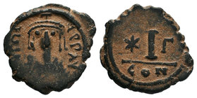 Maurice Tiberius (AD 582-602). Æ , Antioch

Condition: Very Fine

Weight: 2.86gr
Diameter: 17.4gr

From a Private Dutch, Collection.