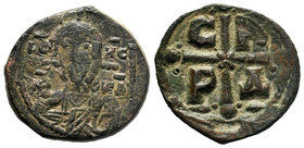 Romanus IV. 1068-1071. Æ Follis 

Condition: Very Fine

Weight: 6.57gr
Diameter: 24.75mm

From a Private Dutch, Collection.