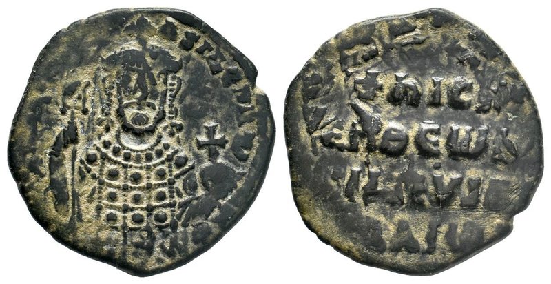 Nicephorus II Phocas, AE Follis. Constantinople. AD 963-969. 

Condition: Very F...