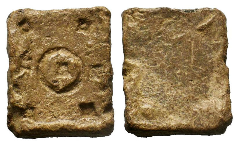 BYZANTINE EMPIRE. Weight. Lead. 

Condition: Very Fine

Weight: 20gr
Diameter: 2...