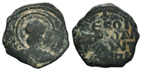 Crusaders, Antioch. Tancred. Regent, 1101-03, 1104-12. AE follis

Condition: Very Fine

Weight: 2.23gr
Diameter: 19.88mm

From a Private UK, Collectio...