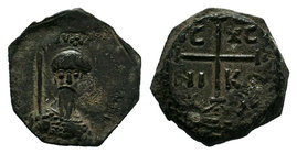 Crusaders, Antioch. Tancred (Regent, 1101-03, 1104-12). Æ Follis

Condition: Very Fine

Weight: 5.05gr
Diameter: 19.9mm

From a Private UK, Collection...