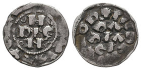 Italy, Pavia. Enrico II di Franconia (1046-1056). AR Denaro (14.6mm, 1.16g). H DIC N. R/ PA PIA CI. MIR 836; Biaggi 1833. 

Condition: Very Fine

Weig...