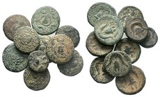Lot of 10 Macedon shield, Alexander Coins