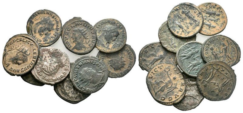 Lot of 10 Roman Imperial coins