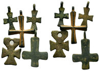 Byzantine Cross Pendant Lot 5x. 8th-12th century AD.

Condition: Very Fine

Weight: gr
Diameter: mm

From a Private Uk Collection.