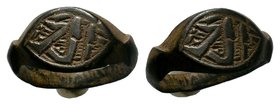 Islamic Inscribed Ring , 14th -15th C. AD,

Condition: Very Fine

Weight: 5,22gr
Diameter: 24mm

From a Private Uk Collection.