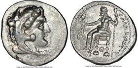 MACEDONIAN KINGDOM. Alexander III the Great (336-323 BC). AR tetradrachm (26mm, 10h). NGC Choice VF. Lifetime issue of Tarsus, ca. 327-323 BC. Head of...