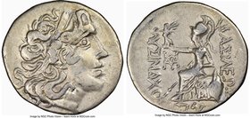 THRACE. Byzantium. Ca. 2nd-1st centuries BC. AR tetradrachm (31mm, 11h). NGC VF. Name and types of Lysimachus of Thrace. Diademed head of deified Alex...