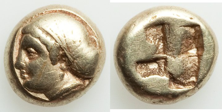 IONIA. Phocaea. Ca. 477-388 BC. EL sixth-stater or hecte (10mm, 2.55 gm). Fine. ...