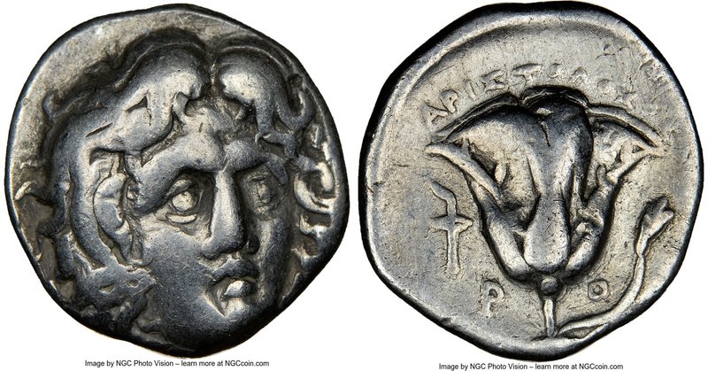 CARIAN ISLANDS. Rhodes. Ca. 275-250 BC. AR drachm (15mm, 12h). NGC Choice Fine. ...
