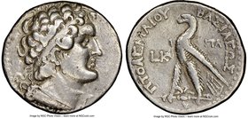PTOLEMAIC EGYPT. Ptolemy VI Philometor (180-145 BC). AR stater or tetradrachm (28mm, 11h). NGC VF. Paphos, Regnal Year 20 (162/1 BC). Diademed head of...