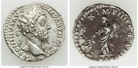 Marcus Aurelius (AD 161-180). AR denarius (18mm, 3.45 gm, 7h). AU. Rome, AD 166. ANTONINVS AVG-ARM PARTH MAX, laureate head of Marcus Aurelius right /...