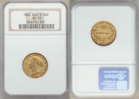 Victoria gold Sovereign 1863-SYDNEY VF25 NGC, Sydney mint, KM4. AGW 0.2353 oz. 

HID09801242017